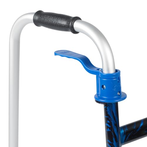 Image of Drive Medical Trigger Release Folding Walker with Contoured Hand Grips | Folding Walker Featuring Trigger Release Mechanism and Contoured Hand Grips for Easy Use Daily for Everyday Use
