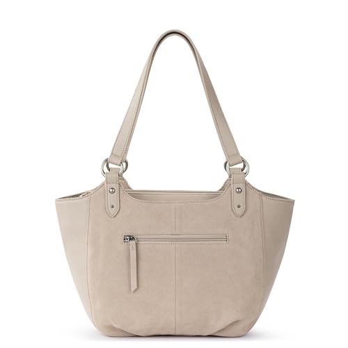 Image of The Sak Bolinas Leather Satchel - Spacious Shoulder Bag with Zip Closure