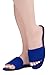 Herstyle Women’s Knit Flat Sandals 2025 – Dressy Casual Slip-On Fashion Sandals with Memory Foam, Square Open Toe Single Band Slides for Summer, Travel & Daily Comfort, RoyalblueKN, Size 10.0, Melvin