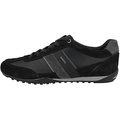 Geox Men's U Wells C Sneakers in Black Cover