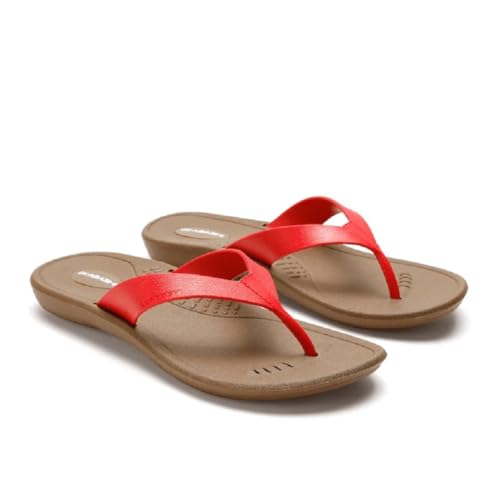 Image of OKABASHI Women's Breeze Flip Flop | Contoured Footbed w /Arch Support for All-Day Comfort | Slip-Resistant & Waterproof | Sustainably Made in The USA