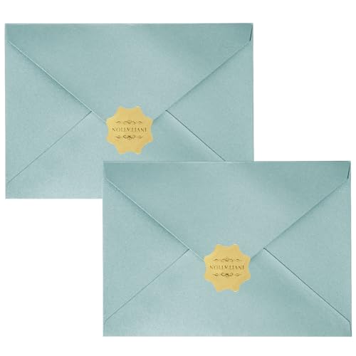 Sobres de perlas de boda de 5.4x7.75 para invitaciones románticas y tarjetas de cumpleaños
