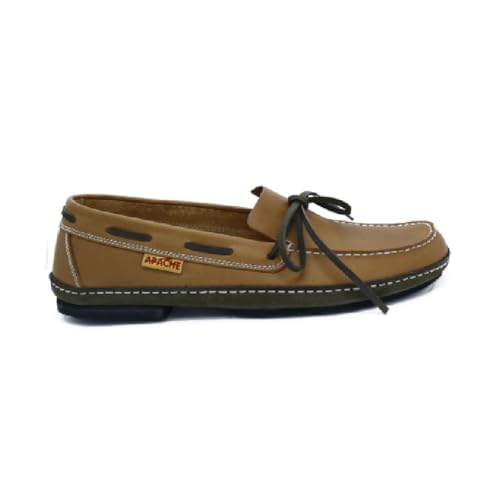 Apache - Mocasín Piel Hombre Lazo Cuero Viejo - 414 para: Hombre Color: Cuero Viejo Talla: 43
