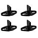Guide Porte Galandage, 4 Pcs Guide de Plancher Porte Coulissante Bas de Porte de Grange Coulissante pour Porte D'armoire Porte en Bois