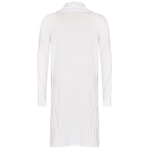 Kids Girls Long Sleeves Maxi Boyfriend Floaty Cardigan Ladies Open Front 5-13 Yr2