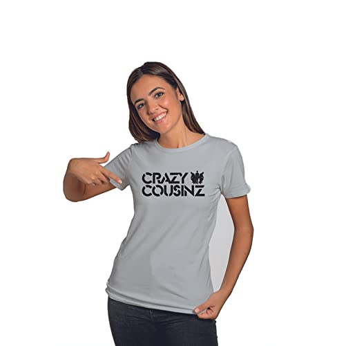 Image of Feel Good Crazy Cousins Family Matching Cotton Multi Colored Printed T-Shirt