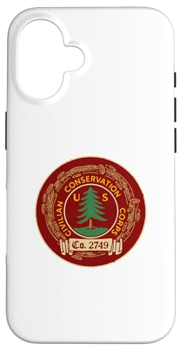 Vintage Civilian Conservation Corps Retro CCC Logo X}zP[X iPhone 16 p
