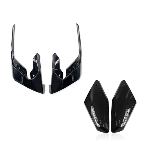 Ailerons de carénage CB650R CBR650R noir brillant cache réservoir