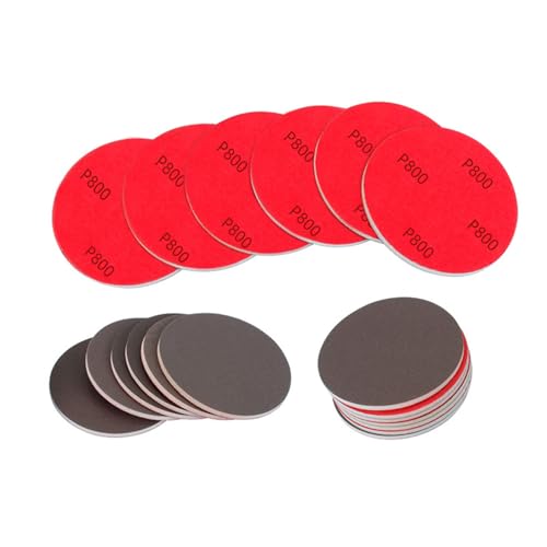 Pack Of 20 Flexible Sanding Pads For Wood Metal And Auto Body Repair Soft Sponge Sandpaper Discs