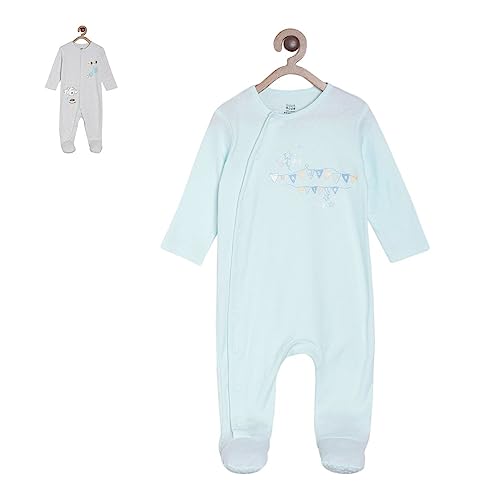 Image of miniklub Boys Pack of 2 Sleepsuits