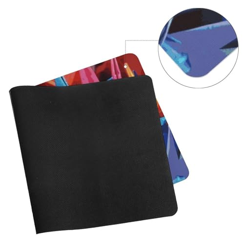 Tapete para mouse impermeable 24x12 con base antideslizante miniatura 7