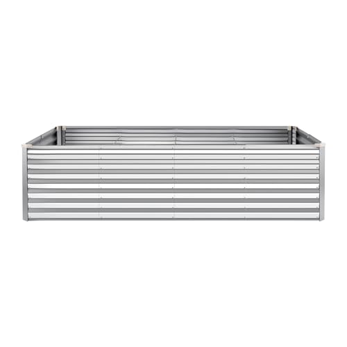 VEVOR Carré Potager Surélevé Métal Galvanisé Rectangulaire 240x120x62 cm - vue 9