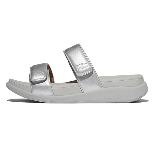 FitFlop Women's F-Mode Go Adjustable Flatform Two-bar Slides Wedge Sandal