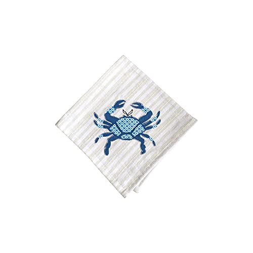 Servilletas de Tela Cuadradas Algodón Blanco Set x6 18x18 in miniatura 1