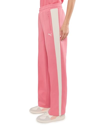 PUMA Women's T7 Always On Straight Track Pants, Wild Pink, Small - image 3