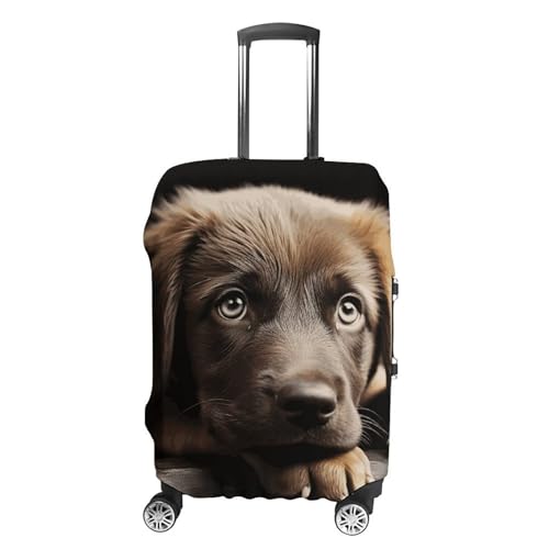 Puppies Dog Printed Luggage Cover Protector, Fits 18-32 Inch Luggage
