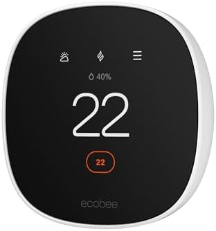 New 2025 ecobee Smart Thermostat Essential - Energy Star Certified programmable Wi-Fi Thermostat - Works with Siri, Alexa, and Google Assistant