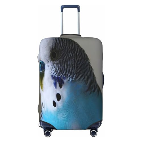 Ornithology Cool Budgie Luggage Cover for Suitcase, Suitcase Cover Protector Fit 18-21 Inch Luggage Travel Accessories, S