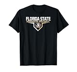 Florida State Seminoles Softball Plate Black T-Shirt