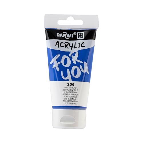Darwi For You DF5150075256C Acrylique 75ml Semi-opaque Bleu outremer