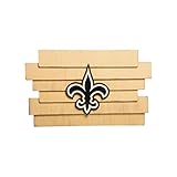 New Orleans Saints NFL Staggered Wood Logo Sign