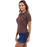Camisa Polo Feminina Piquet Viscose Básica Leve Confortável Não Amassa