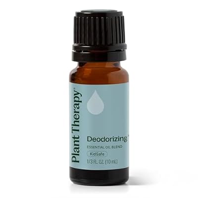 Plant Therapy Deodorizing Essential Oil Blend, 10 mL (1/3 oz), Pure Essential Oils, Undiluted, Therapeutic Grade, Ideal for Household Cleaning & Deodorizing
