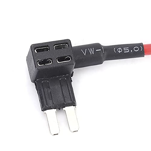 Juego de 5 fusibles para automóvil de fácil instalación para accesorios de 12V en aleación y ABS miniatura 2