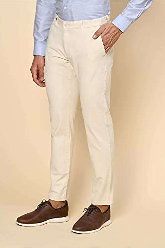 Image of Blackberrys Men's Cotton Blend Slim Casual Trousers