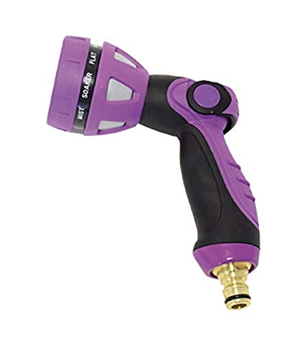 Spear & Jackson BWF28PKEW Kew Gardens Collection Multi Function Spray Gun-Purple, 65.0 mm*200.0 mm*155.0 mm