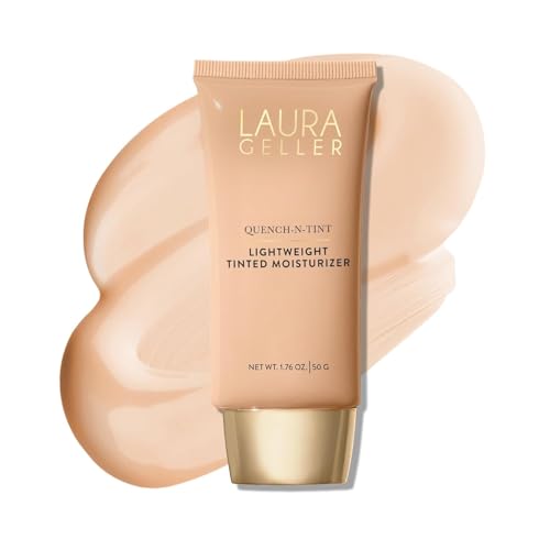 LAURA GELLER NEW YORK Quench-n-Tint Tinted Moisturizer - Sheer to Light Buildable Coverage - Natural...