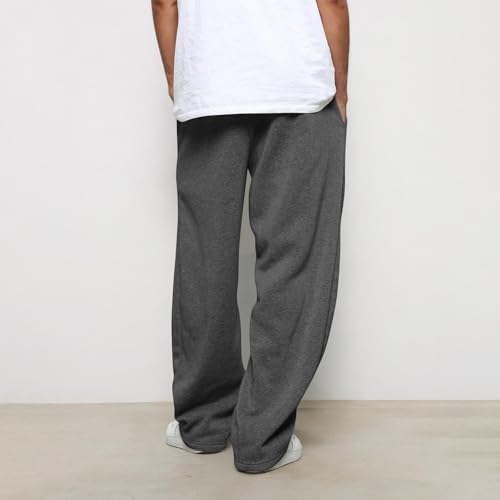 Men's Casual Pants Elastic Waist Baggy Sweatpants Lightweight Drawstring Pants Joggers Trousers with Pockets2