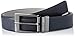 ARMANI EXCHANGE Leather Belt with Plaque Cintura, Blu (Blue/Navy/Grey 51635), No Aplica (Taglia Produttore: TU) Uomo