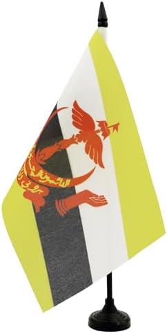 AZ FLAG Bandera de Mesa de Brunéi 21x14 cm - Banderita de Despach...