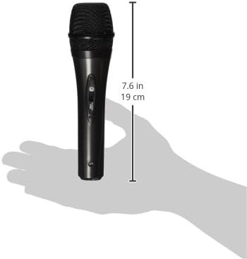 Alphasonik Professional Grade Dynamic Handheld Microphone with XLR Male to XLR Female Cable, Rigid Metal Construction for Musical Instruments, On-Stage Studio, Home, Party, Karaoke, Voice Broadcasting