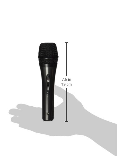 Alphasonik Professional Grade Universal Cardioid Multi-Directional Moving Coil Dynamic Handheld Vocal Microphone Internal Shock Absorber Filter On-Stage Studio, Home, Party, Karaoke With On/Off Switch #TOP1