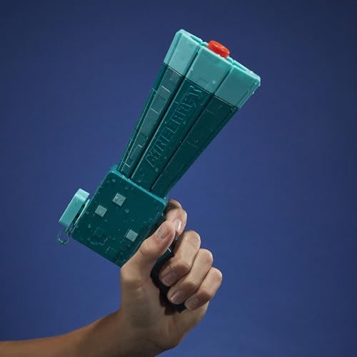 Nerf Super Soaker Minecraft Glow Squid Water Blaster, Minecraft Dungeons Squid Mob Design, Outdoor Water Toy, Outdoor Games for Kids by Super Soaker - Image 7