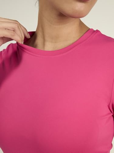 Image of CAVA Sculpt Crew Top for Women | Snug Sculpted Fit, Long Sleeves, Classic Crew Neck, Minimal Branding, Everyday Activewear Tee