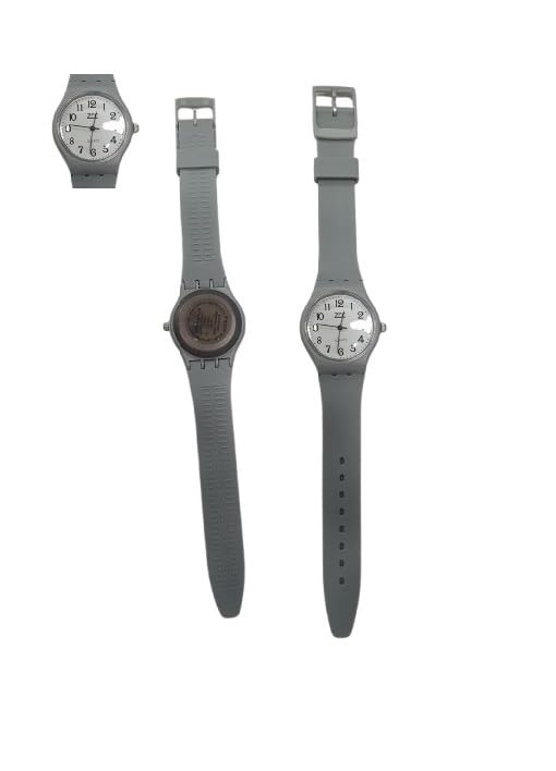 Montre pour prison admissible grise unisexe évitant les confiscations