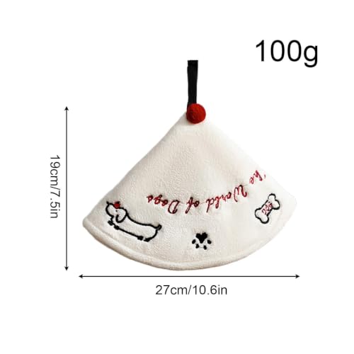 Toallas de mano para cocina de forro polar coral súper absorbente (Juego de 9 unidades) 7