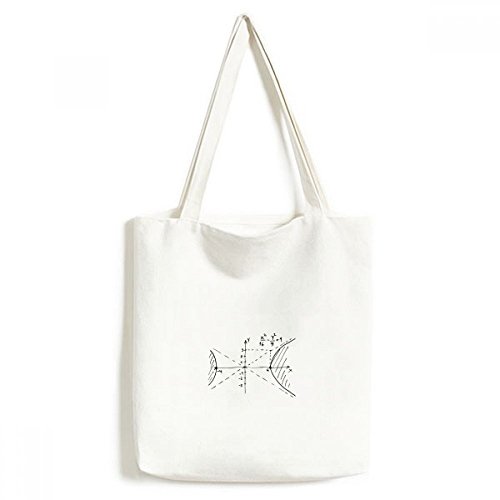 Sac fourre-tout mathématique lavable courbe hyperbolique multicolor
