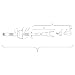 Polaris ATV Drive Shaft with Sleeve Kit, Genuine OEM Part 2200960, Qty 1