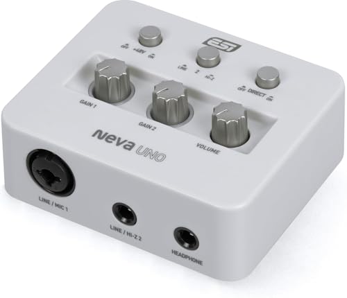 ESI Neva Uno | Professionelles 24-bit / 192 kHz USB Audio Interface