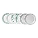 Royal Doulton Pacific 1052190 - Plato llano (porcelana, 6 unidades, 28 cm), color verde