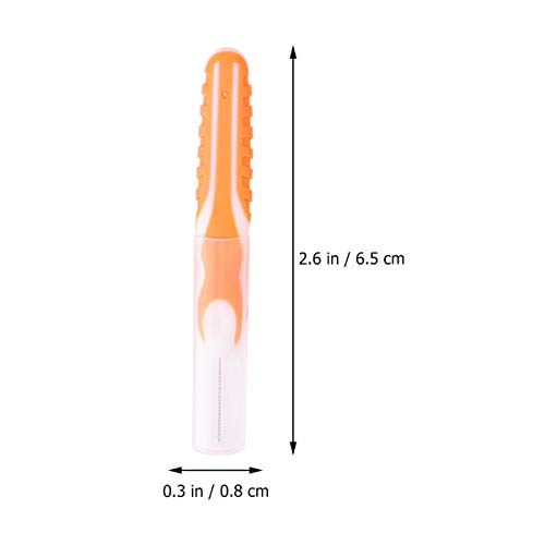 Healifty 10 escovas descartáveis interdentais portáteis de higiene bucal, palitos dentais gengivais,