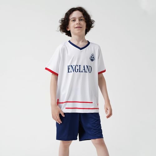 Image of Cnins Kids Soccer Jersey Kit for Boys & Girls- Breathable & Quick-Dry - Youth Soccer Football Training Gifts (2T-14Y)