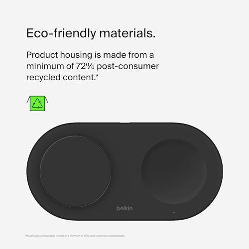 Belkin Qi2 15W 2 in 1 Wireless Charging Pad with USB-C Port - image 7