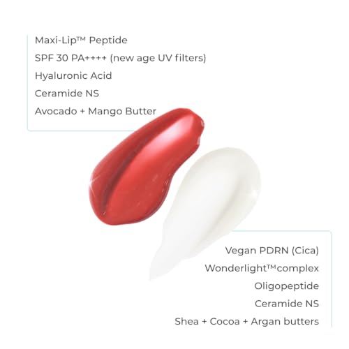 Image of Skinvest Melts SPF + Tint Lip Balm Gloss & Repair + Brighten Overnight Lip Mask Duo | SPF 30 PA++++ Peptides, PDRN, Ceramide & Hyaluronic Acid | 24H Lip Care System | 10ml + 10ml