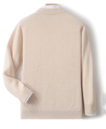 Men's Sweater Long Sleeve Thickened Pullover Casual Knit Sweater Tops3
