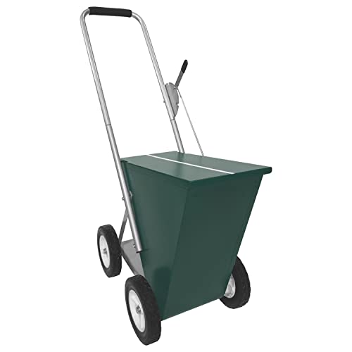 Champion Sports 65 LB Wheeled Heavy Duty Steel Dry Line Striping Athletic Field Marker Green